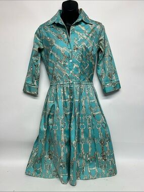 Samantha sung size 2 equestrian dress cotton